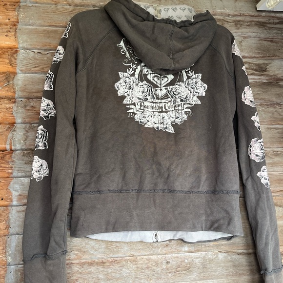 Vintage Roxy reversible Hoodie - Picture 2 of 9